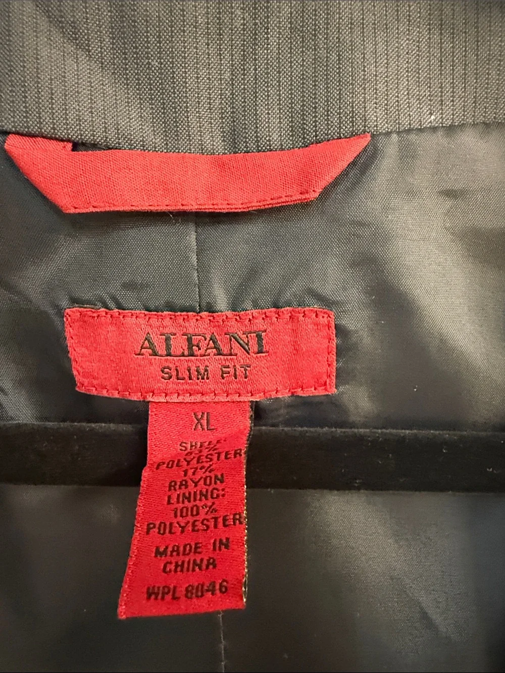 Alfani Men's Gray Slim Fit Dress Vest -Modern